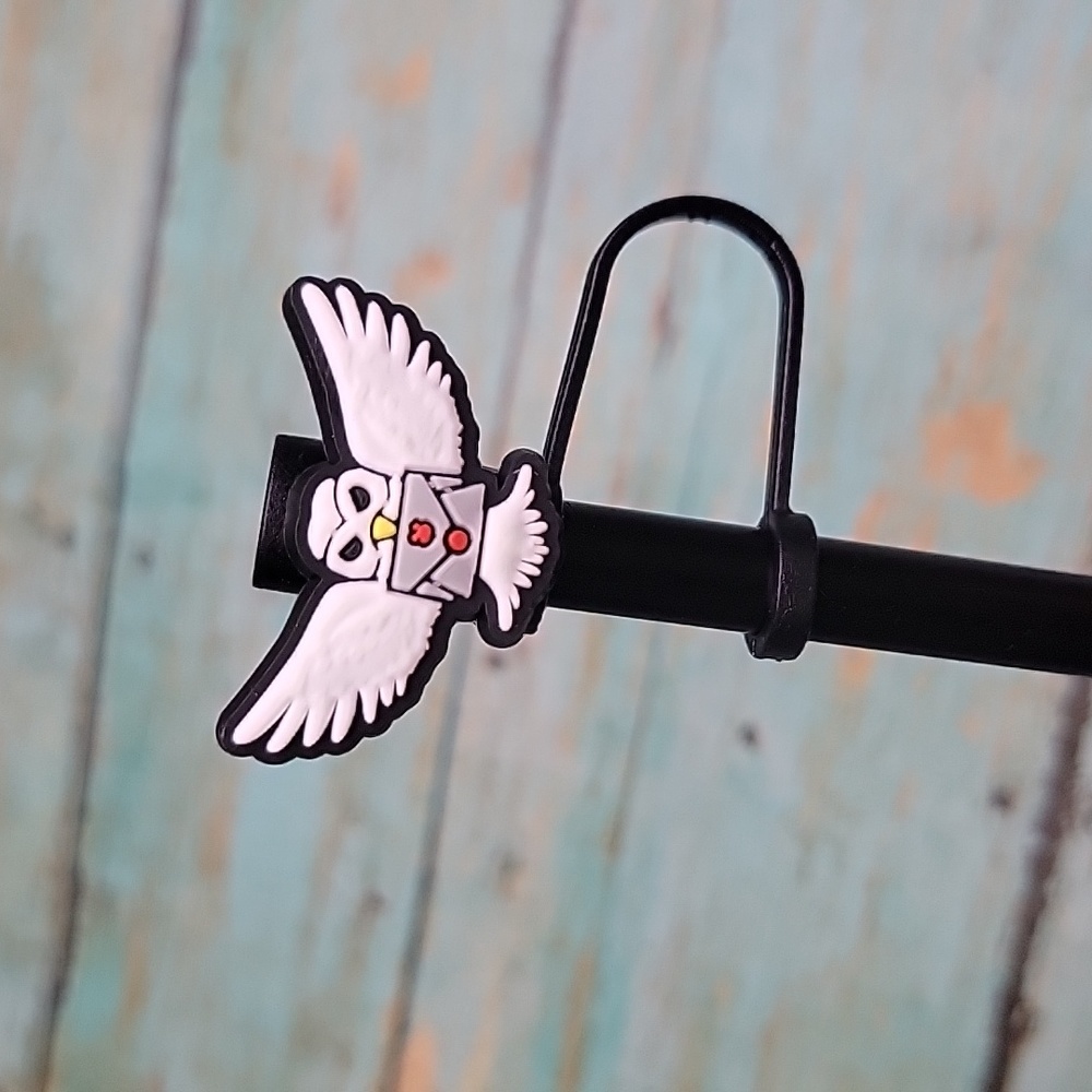 Hedwig Harry Potter Straw Topper - Picture 1 of 5
